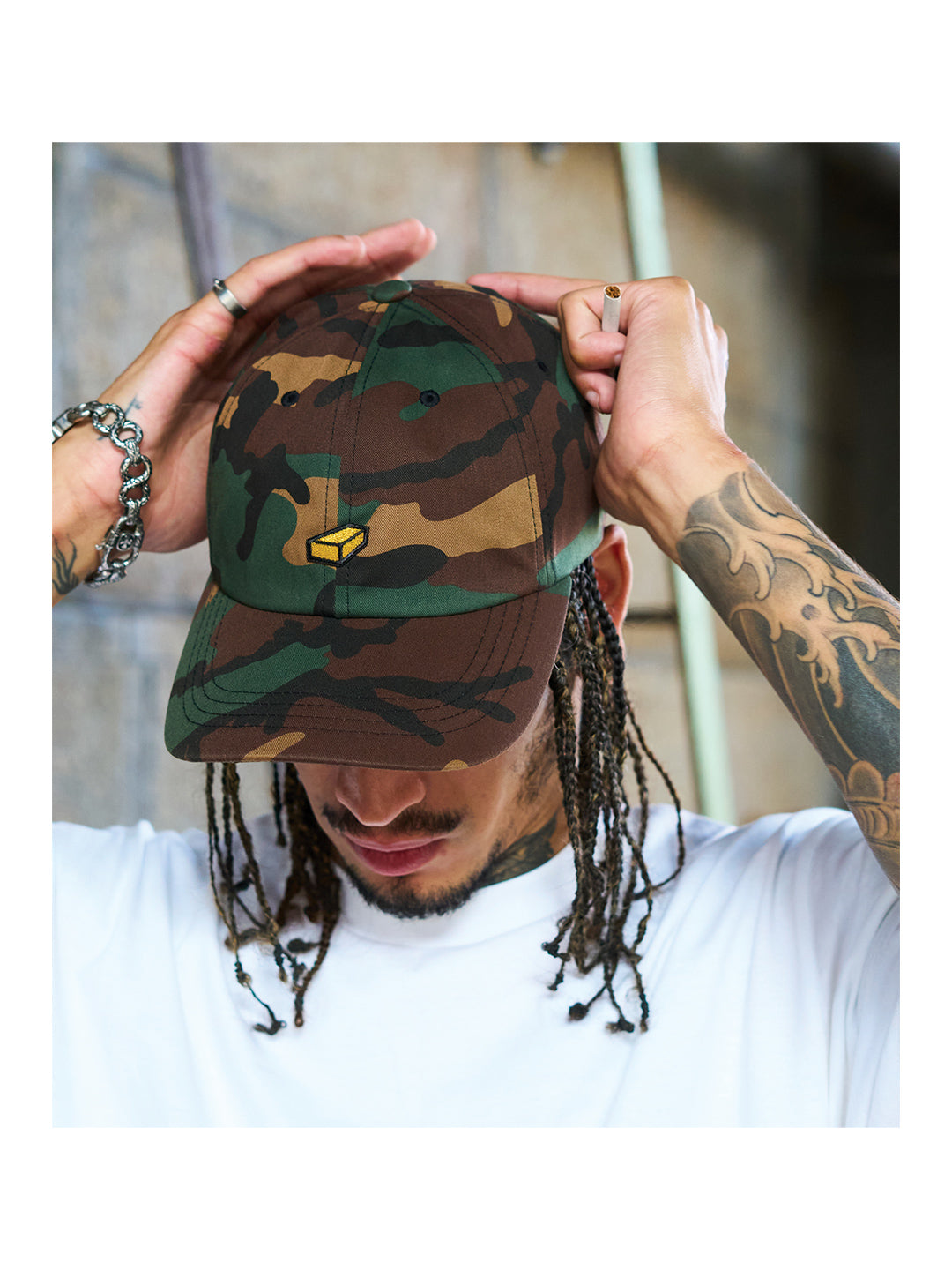Gold Brick Camo Hat