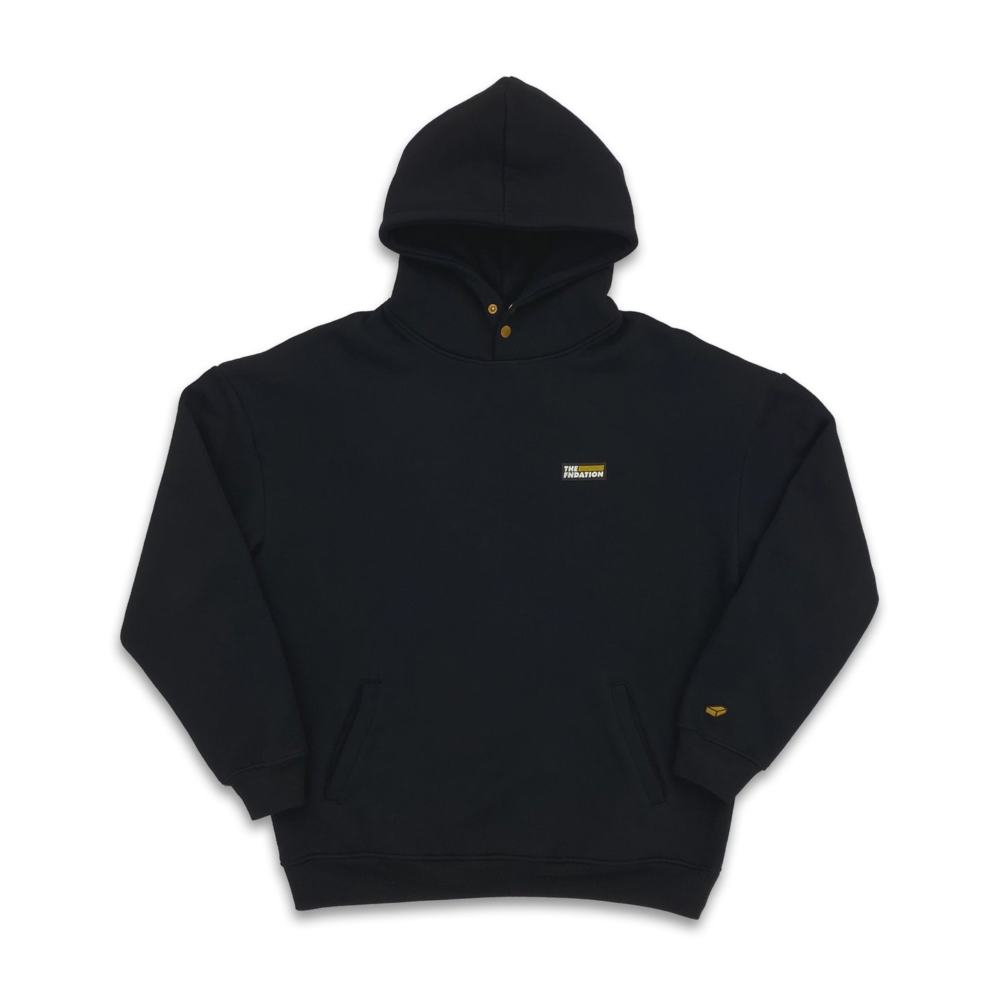 Double Snap Fndation Logo Hoodie